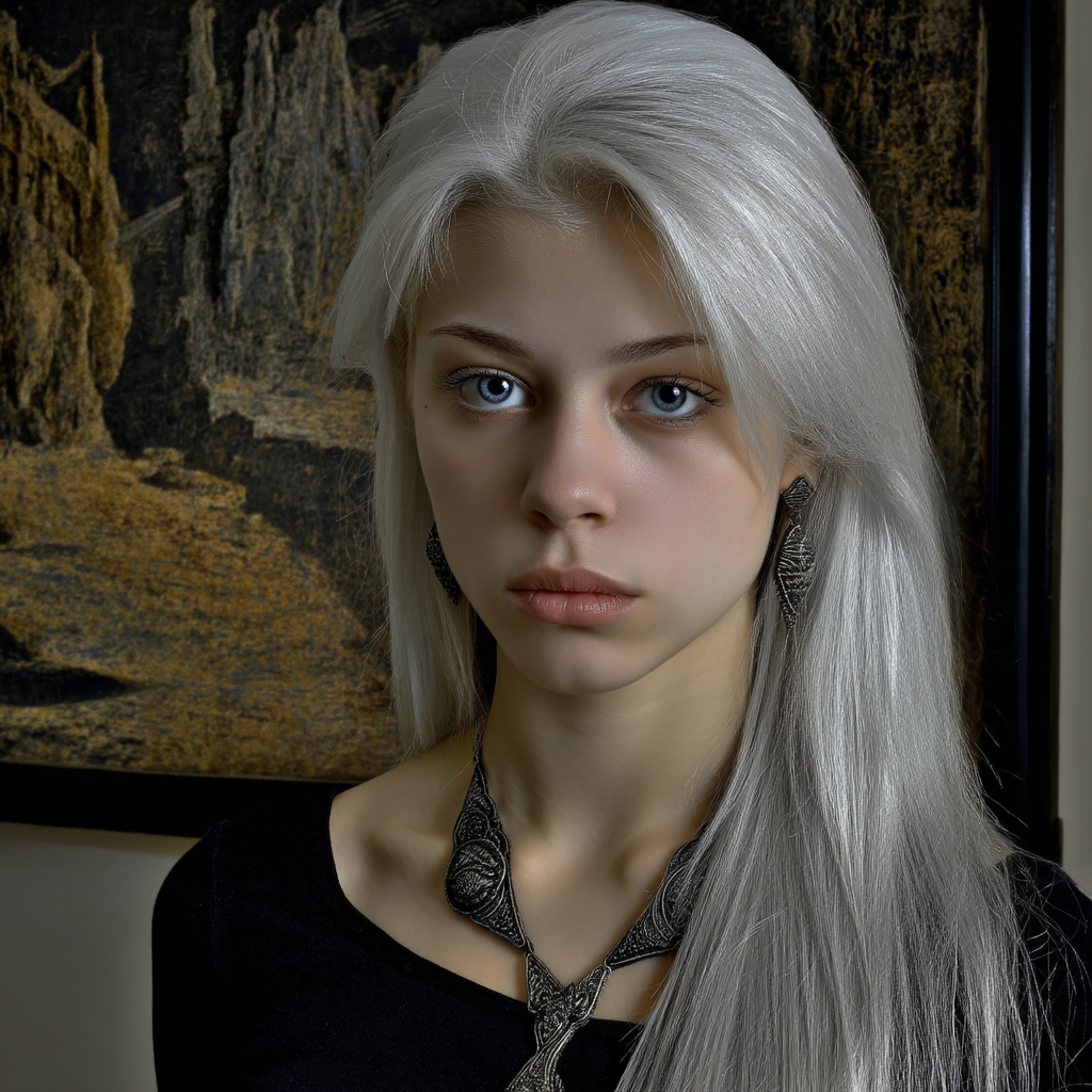 Platinum Blonde Glamour Wave Hairstyle